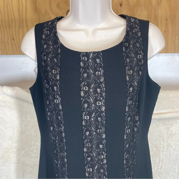 Jones New York sheath dress lace panels women’s size 8 business casual - Picture 7 of 9